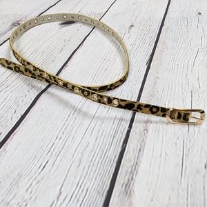Leopard belt